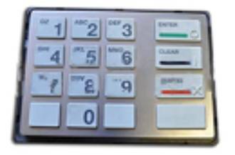 Diebold EPP5 Keypad (Polymer) (QZ1) (BCS)