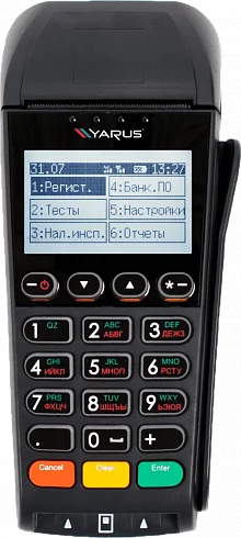 Мобильный POS-терминал Ярус М2100Ф (GPRS, Wi-Fi, мобильный, бесконтактный считыватель)